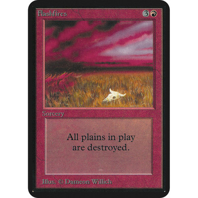 MTG \ >>>Flashfires // Alpha - 341 Trading - Magic