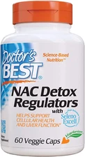 Doctor's Best NAC Detox Regulators with Seleno Excell, Non-GMO, Vegetarian, Soy
