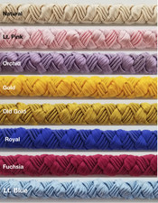 Stretch Elastic Braided Sewing Cord Trimming -10 Continuous Yards- Many Colors 