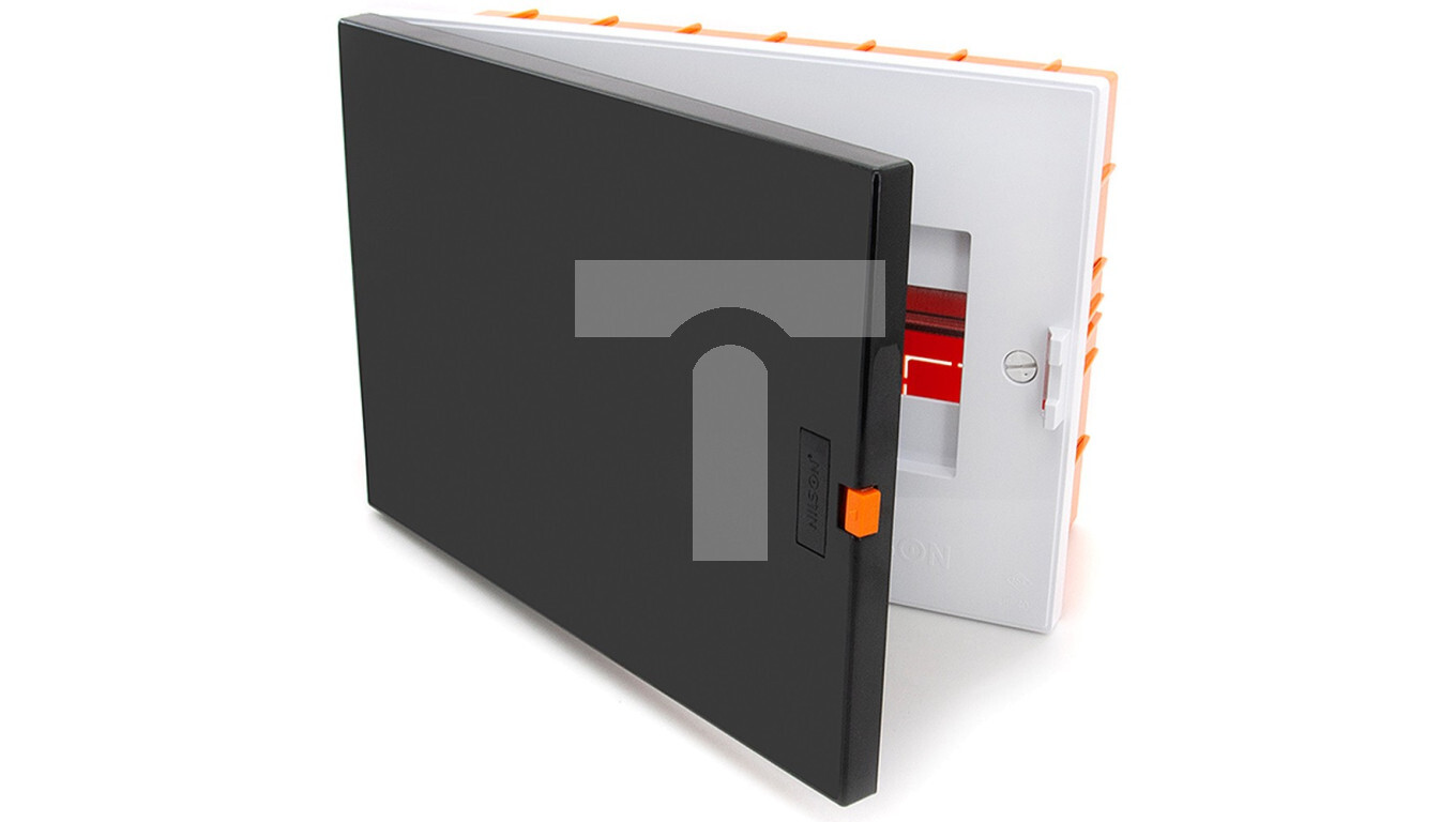 IP40 12 flush-mounted switchgear - modular with spirit level, NILSON modu /T2UK