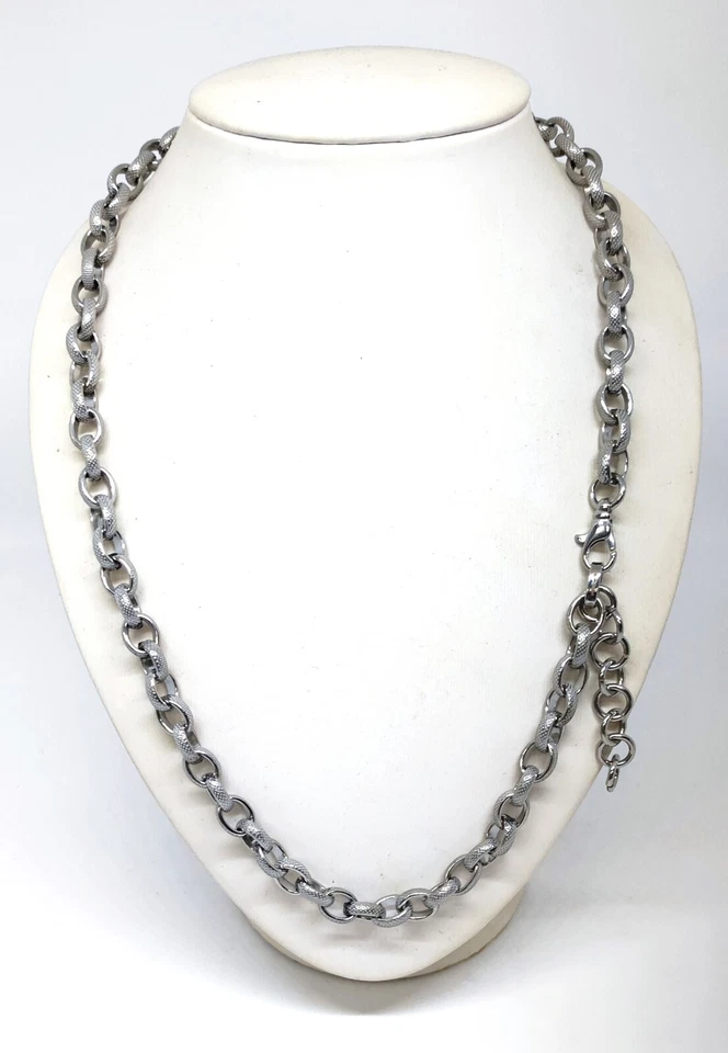 Collana uomo acciaio Zoppini Firenze ad anelli cm 58 (53+5) - Immagine 3 di 4