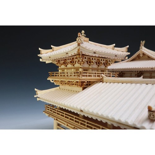 Woody Joe 1/75 Byodoin Phoenix Hall Wooden Model - Picture 5 of 12