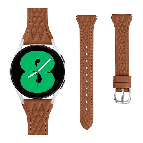 Slim Leather Wrist Strap Band for Samsung Galaxy Watch 3 4 5 6 7 40/44mm Active2 - Picture 5 of 42