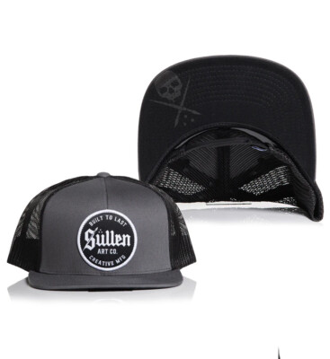 Sullen Snapback Trucker Cap Factory Grau Tattoo Clothing Art Collective Kappe 