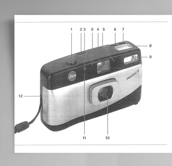 Leica mini 3 Instruction Manual Reprint