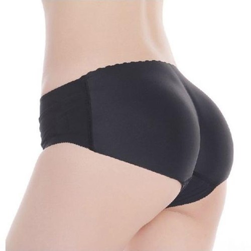 Soft Women's Padded Panties Underwear Nylon Seamless Ladies Elastic Solid Color - Picture 5 of 8