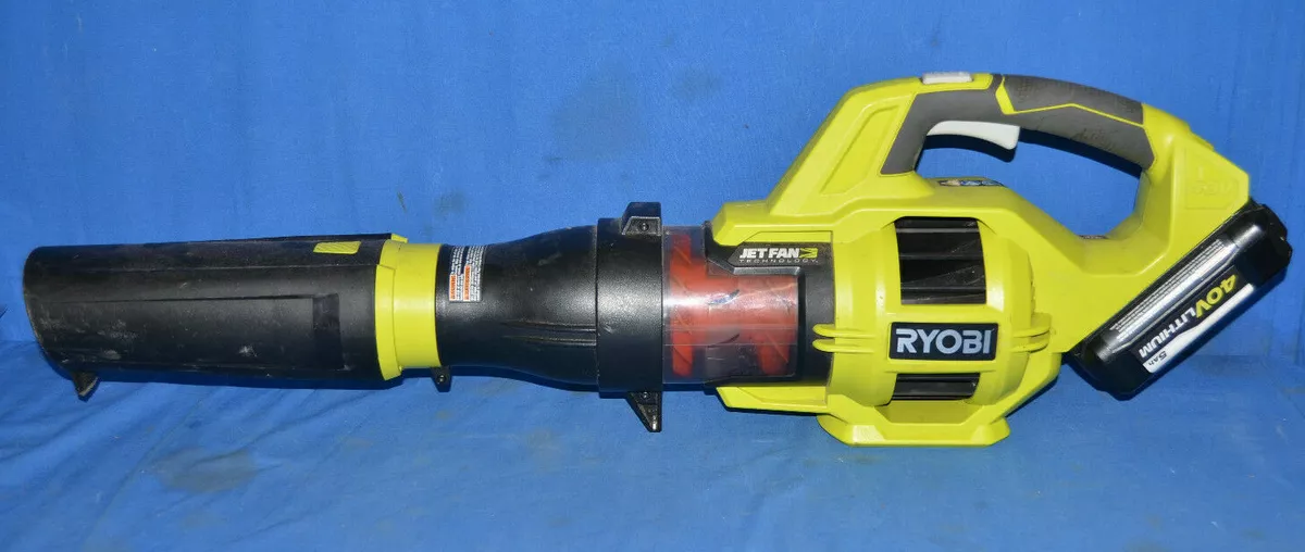 Ryobi jet 2024 fan blower 40v