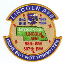 LINCOLN AFB, NEBRASKA, 98TH BW, 307TH BW, GONE BUT NOT FORGOTTEN     Y