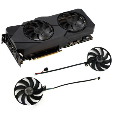 87mm For ASUS DUAL RTX2060S 2070 2080S DUAL EVO