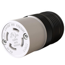 1 Pack NEMA L14-30R Female Plug 30A 125/250V Twist Lock, 3-Pole 4-Wire Grounding