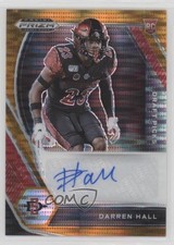 2021 Panini Prizm Draft Picks Orange Pulsar 23/49 Darren Hall #DPA-DHA Auto 1u6