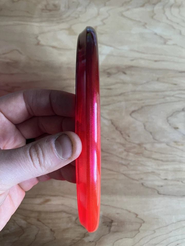 New Westside Discs Harp VIP Ice Glimmer Dip  Dyed Red Purple 4 Speed Disc Golf  - Image 3 of 4