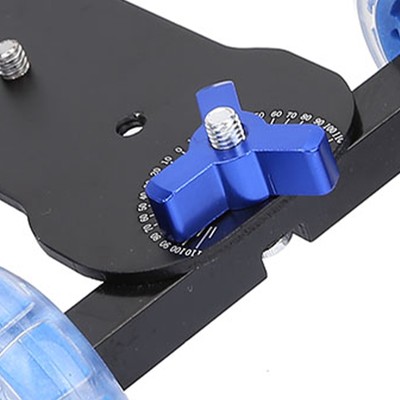 Mini Desktop 10KG Load Rail Roller Track Slider Dolly Skater Car Für DSLR-Ka BK