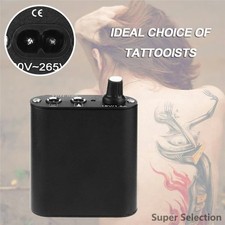 Pro Tattoo Power Supply Kit 1.25-18V Digital Foot Pedal Clip Cord