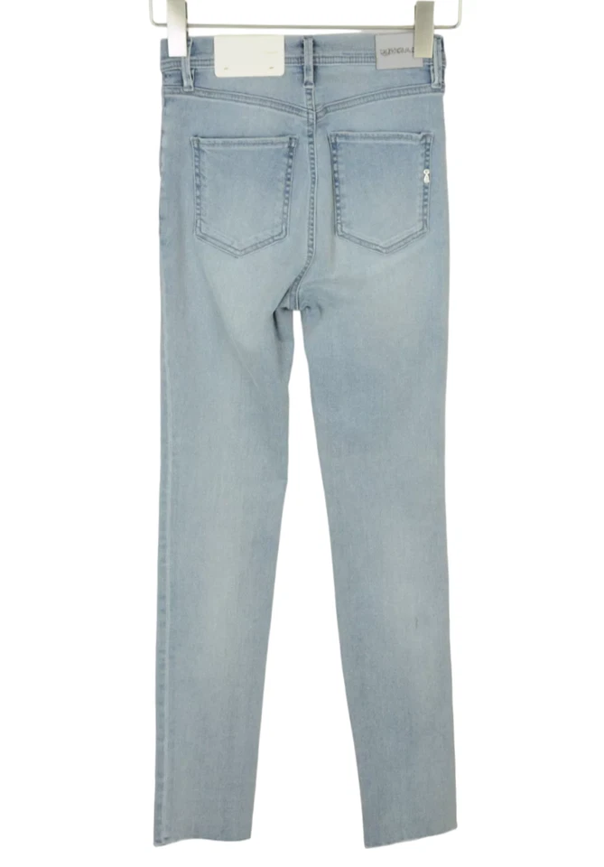 Gas Soraia X Skinny Fit Jeans Damen W25 Dehnbar Reißverschluss Fly Blau - Bild 2 von 4