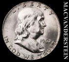 1962 Silver Franklin Half Dollar - Choice Gem Brilliant Uncirculated  #L5859