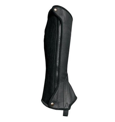 XL Horse English Riding ADULT HALF CHAPS Pair Grain Cowhide Leather 924F02