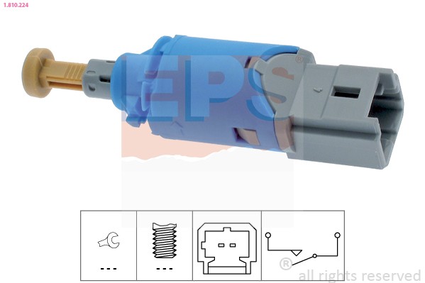 1X EPS 1.810.224 Bremslichtschalter FüR Renault Nissan Opel Vauxhall Mercedes-Be-image