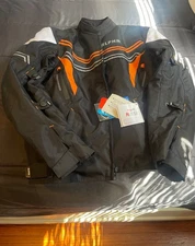 NEW-Alpha Cycle Gear Jacket Waterproof- size L