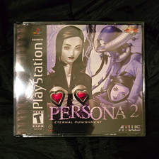 Persona 2: Eternal Punishment PS1 With Bonus Disc - No Registration Card