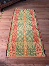 Vintage Geometric Patterned Beach Towel 100% Cotton 26” X 54”