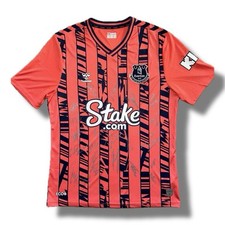 Squad Signed EVERTON FC 2023/24 Football Away Toffees Shirt - COA & Photo Proof