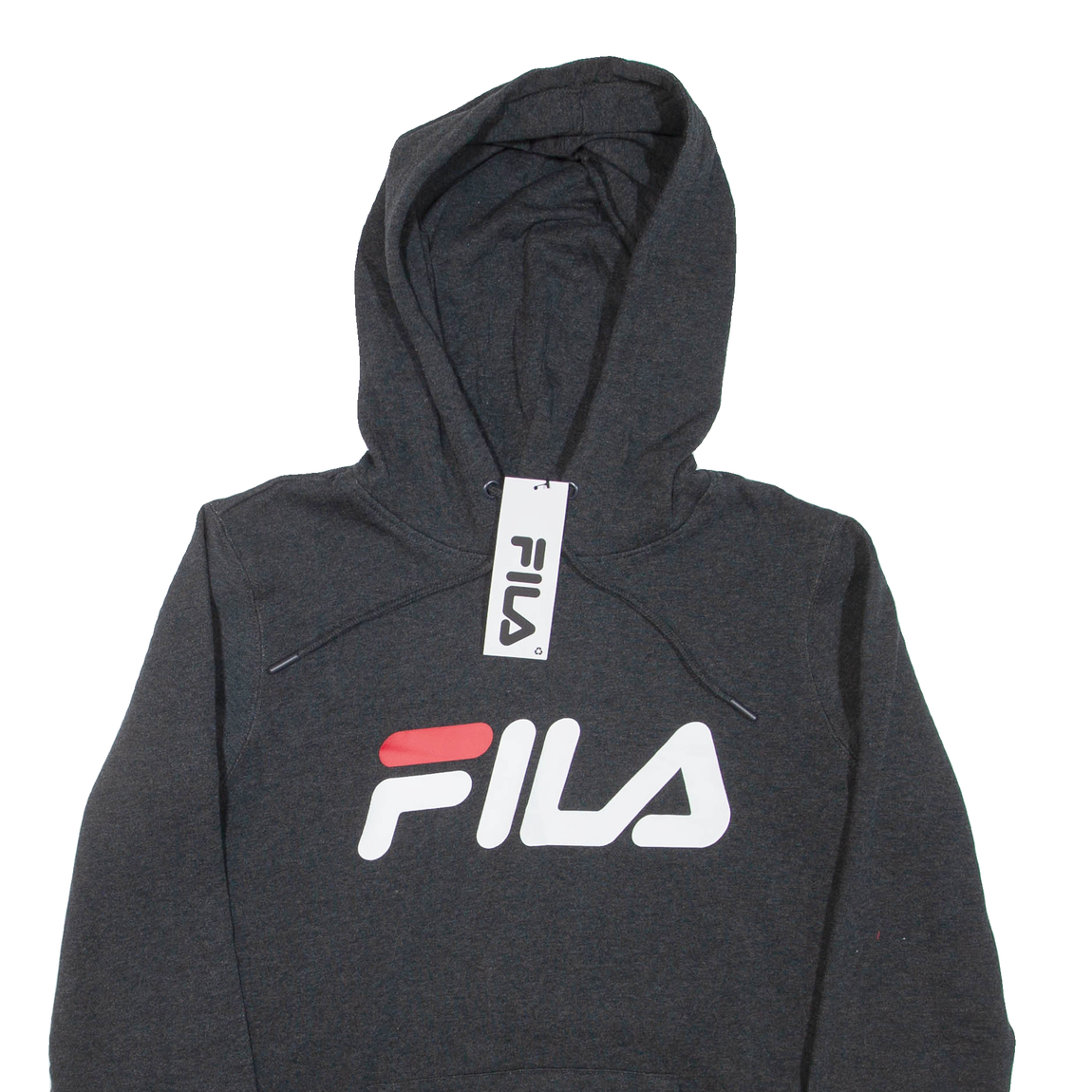 Felpa con cappuccio FILA donna grigia UK 16
