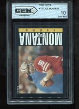 Joe Montana Football Cards and Rookie Cards Checklist 17