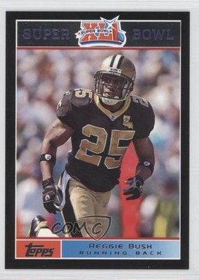 2007 Topps Super Bowl XLI NFL Experience Black 103/199 Reggie Bush #5 0d9