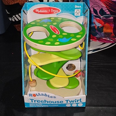 Melissa & Doug Rollables Treehouse Twirl Wooden Sensory Toy 9m+ FSC Wood 30125