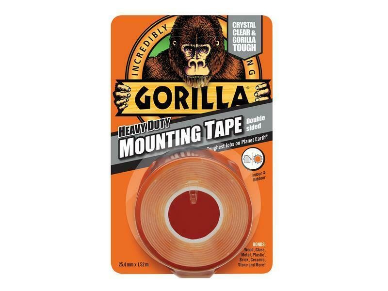 Unibond Gorilla Heavy-Duty Double Sided Clear Mounting Tape 25.4Mm X 1.52M GRGGT