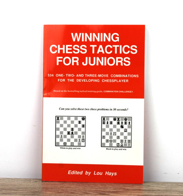 Winning Chess Tactics for Juniors by Lou Hays 534 1-2-3 Move Combinations CLEAN!