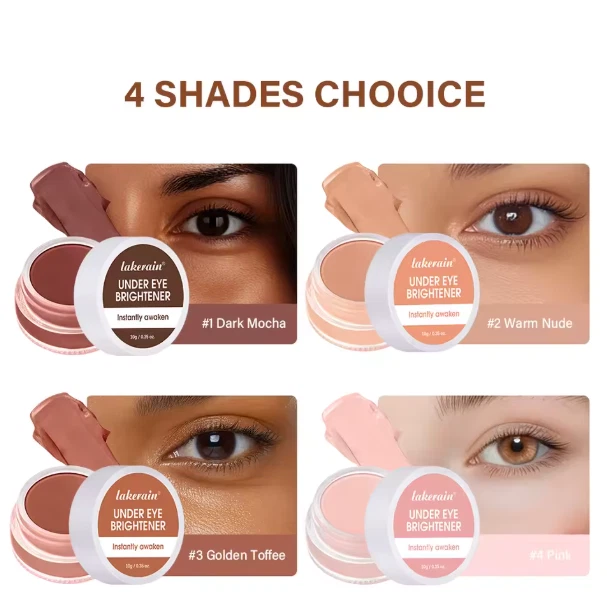 Hydrating Eye Concealer Full Coverage Brightening Contour Cream Long Wear Makeup