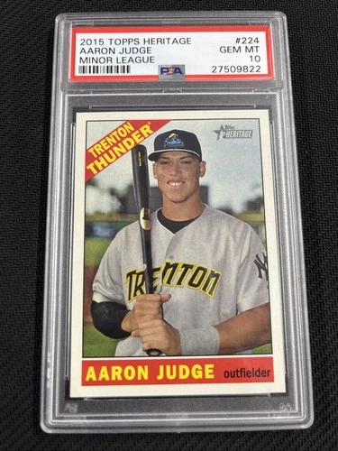 2015 Topps Heritage Minor League Aaron Judge #224 PSA 10 Yankees