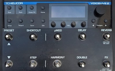 TC-HELICON VOICELIVE 2 Vocal Multi-Effekt Prozessor Pedal Effektor