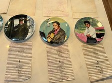 Delphi Elvis Presley Looking at a Legend Collector Plates Lot of 6 Original