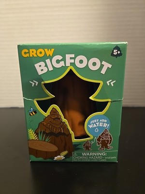Bigfoot - Grow Bigfoot! Just Add Water. Watch it grow! NIB Sasquatch Wilderness 