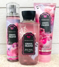 3 GHOUL FRIEND Body Wash Shower Gel + Body Cream + Fragrance Mist SET of 3