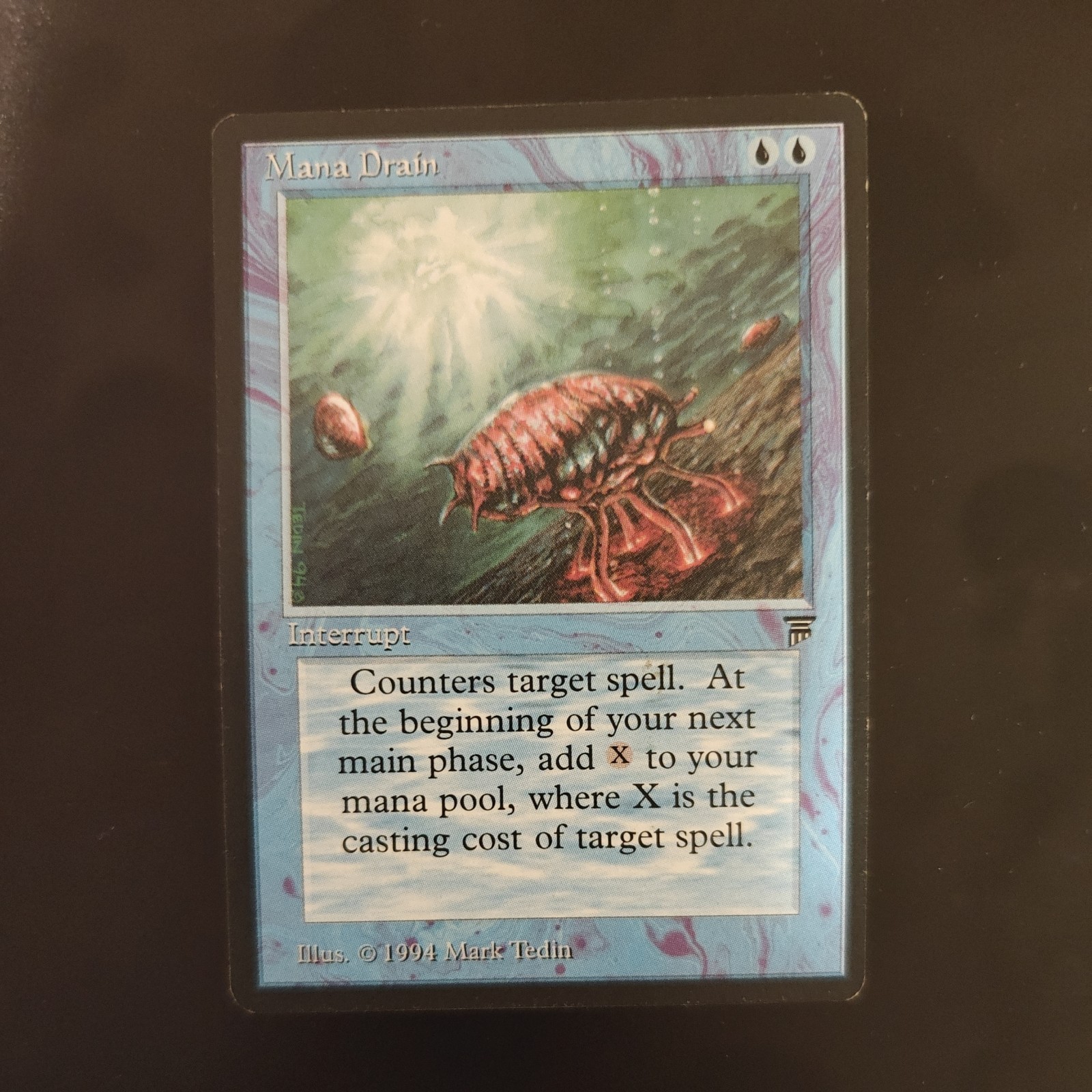 Magic the Gathering MTG card: Mana Drain Legends