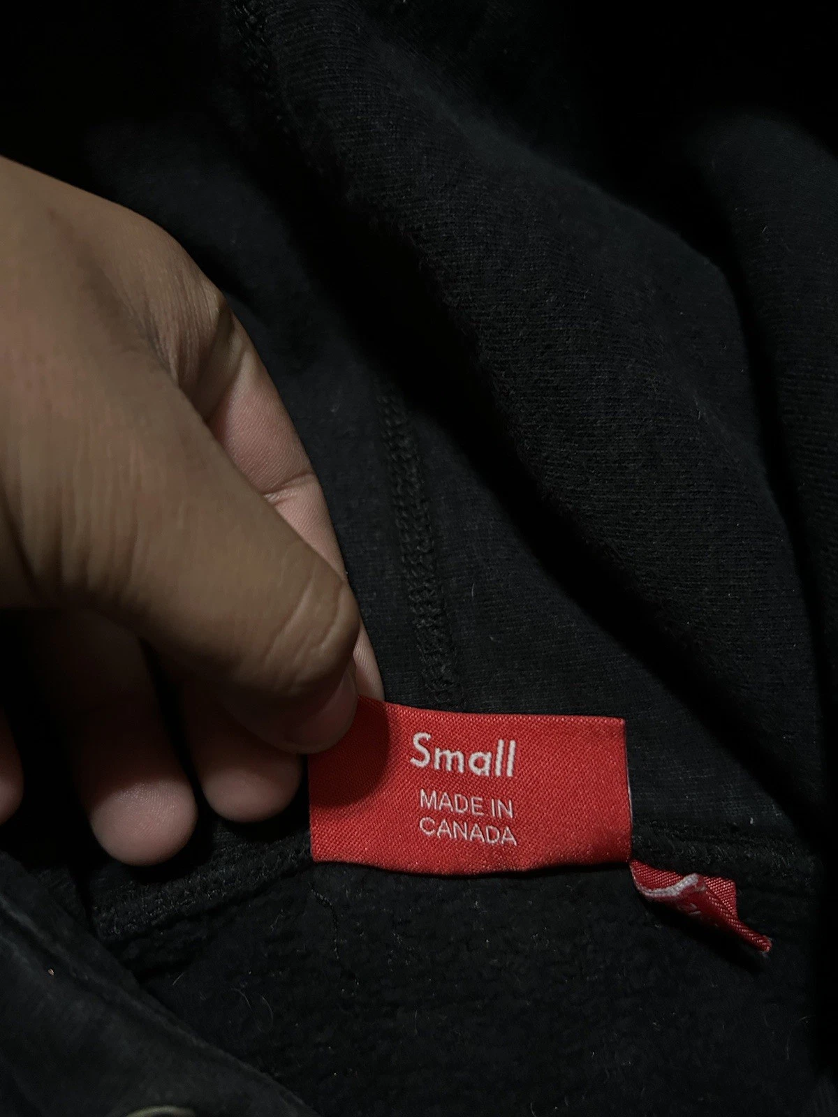 Felpa con cappuccio Supreme x Michael Jackson nera piccola SS17