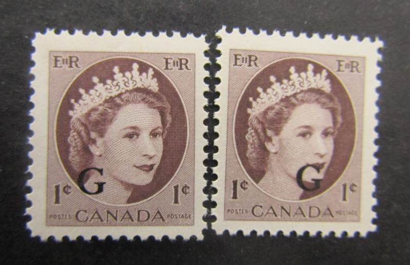 nystamps Canada Stamp # O40 O40ii Mint OG NH   L24x454