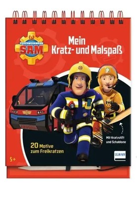 Mein Kratz- und Malspaß - Feuerwehrmann Sam | Ullmann Medien | Buch | 28 S.