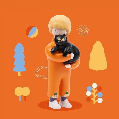 XingHui Creations Circus Boy Band Orange VER PVC Sofubi Figure Model H13CM/5.2in