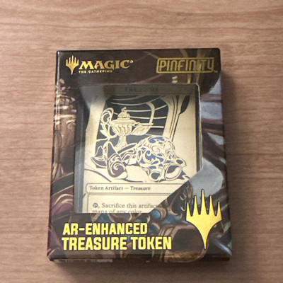 Pinfinity AR Enhanced MTG RCQ Treasure Token Pin Modern Horizons 2 NEW*CCGHouse*