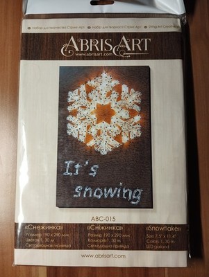 DIY Fadenkunst-Set (String Art)  Wandbild Mit Beleuchtung Abris Art