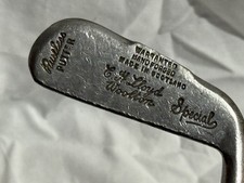 Vintage 34.5" C.H. Lloyd Woolton Hand Forged Special Putter Hickory Shaft