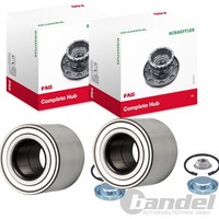 2X FAG RADLAGER-SATZ Hinten Passend FÜR CitroËN C-ELYSEE C3 C4 DS3 DS DS Opel