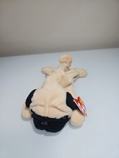 TY Beanie Baby Pugsly the Pug Dog   1996 Original Plush w/ Tag   Retired PVC
