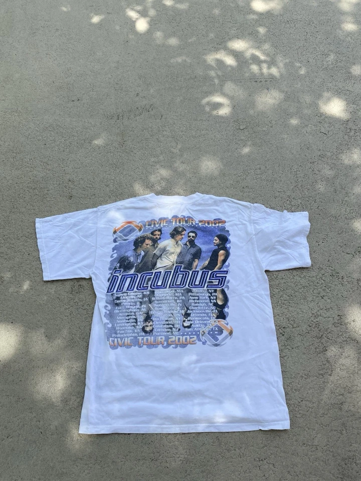 Camiseta de Concierto Incubus Civic Tour 2002 RARA De Colección Foto 4 de 4