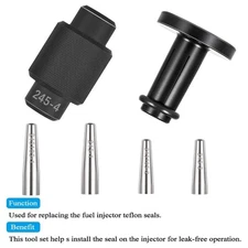 1 Set Fuel Injector Seals Tools Seal Installer Sizer Set Replaces for GM245 ?